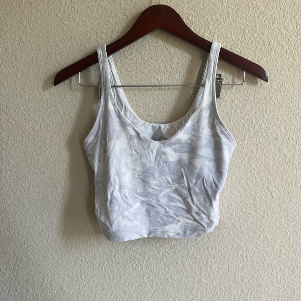 White Camo Lululemon Align Tank